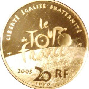 Avers 20 euros Tour de France - - France — pièce en or