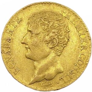 Avers 20 francs Bonaparte - - France — pièce en or