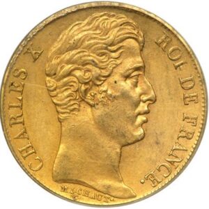 Avers 20 francs Charles X - - France — pièce en or