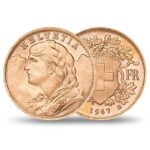 20 Francs Suisse Or (Vreneli) - Avers & Revers