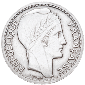 Pièce de 20 francs Turin en argent
