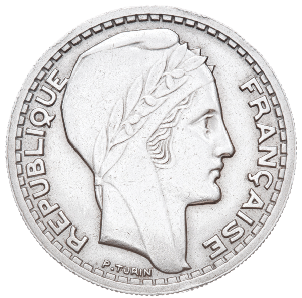 Pièce de 20 francs Turin en argent