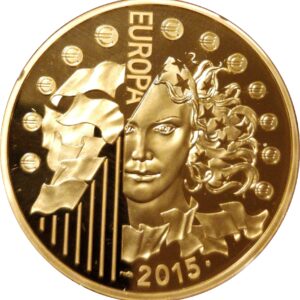 Avers 200 euros 70 ans de Paix en Europe - - France — pièce en or