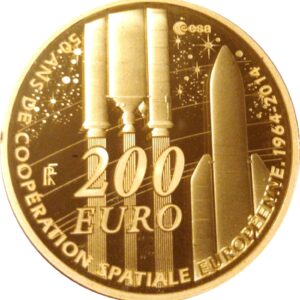Avers 200 euros Agence Spatiale Européenne - - France — pièce en or