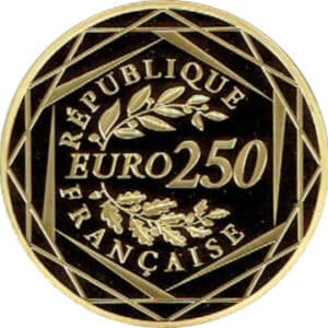 Avers 200 euros Airbus A380 - 2017 - France — pièce en or