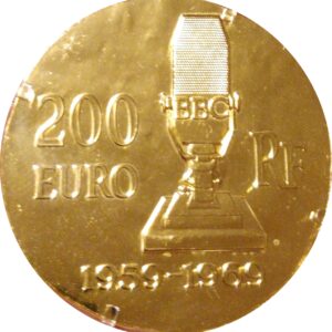 Avers 200 euros Charles de Gaulle - - France — pièce en or