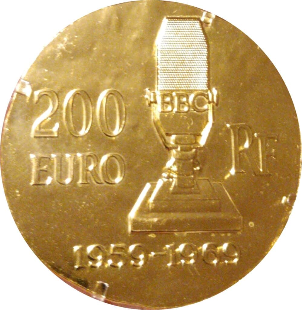 Avers 200 euros Charles de Gaulle - - France — pièce en or