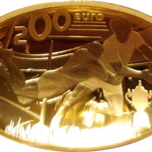 Avers 200 euros Coupe du monde de rugby à XV - 2015 - France — pièce en or