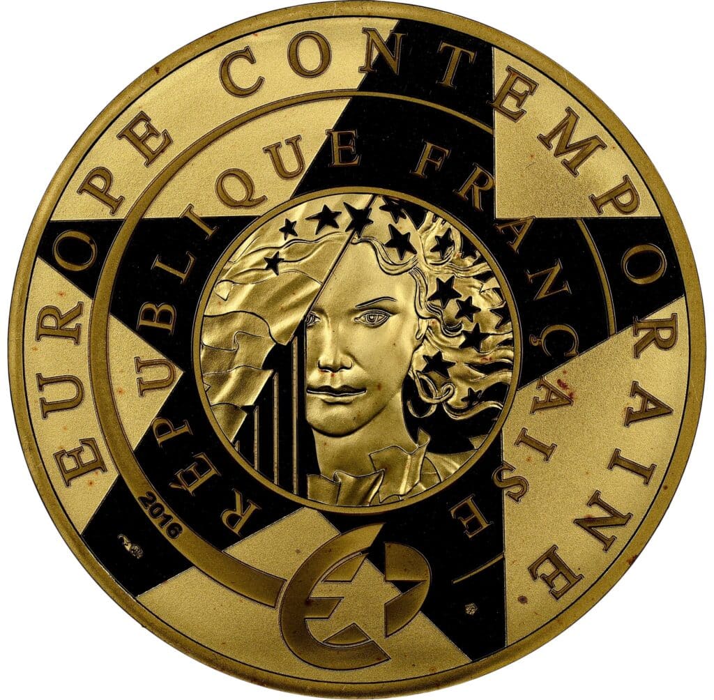 Avers 200 euros La France contemporaine - - France — pièce en or