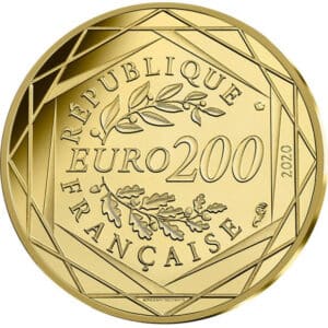 Avers 200 euros La ronde des Schtroumpfs - - — pièce en or