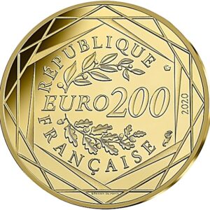 Avers 200 euros Les Schtroumpfs ensemble - - — pièce en or