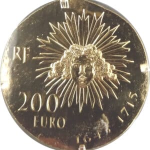 Avers 200 euros Louis XIV - - France — pièce en or