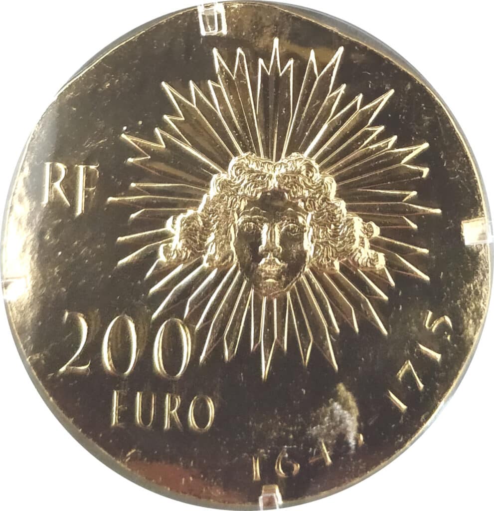 Avers 200 euros Louis XIV - - France — pièce en or