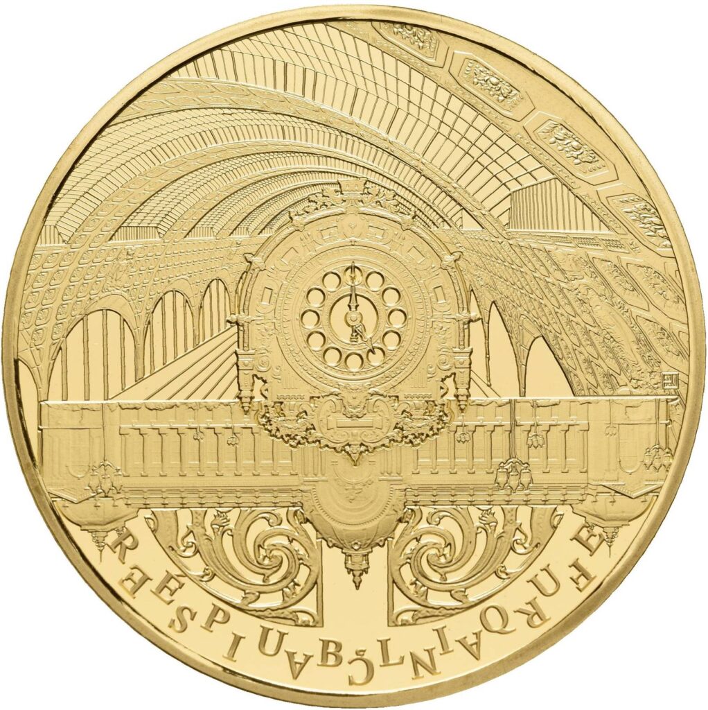 Avers 200 euros Musée Orsay Petit Palais - - France — pièce en or
