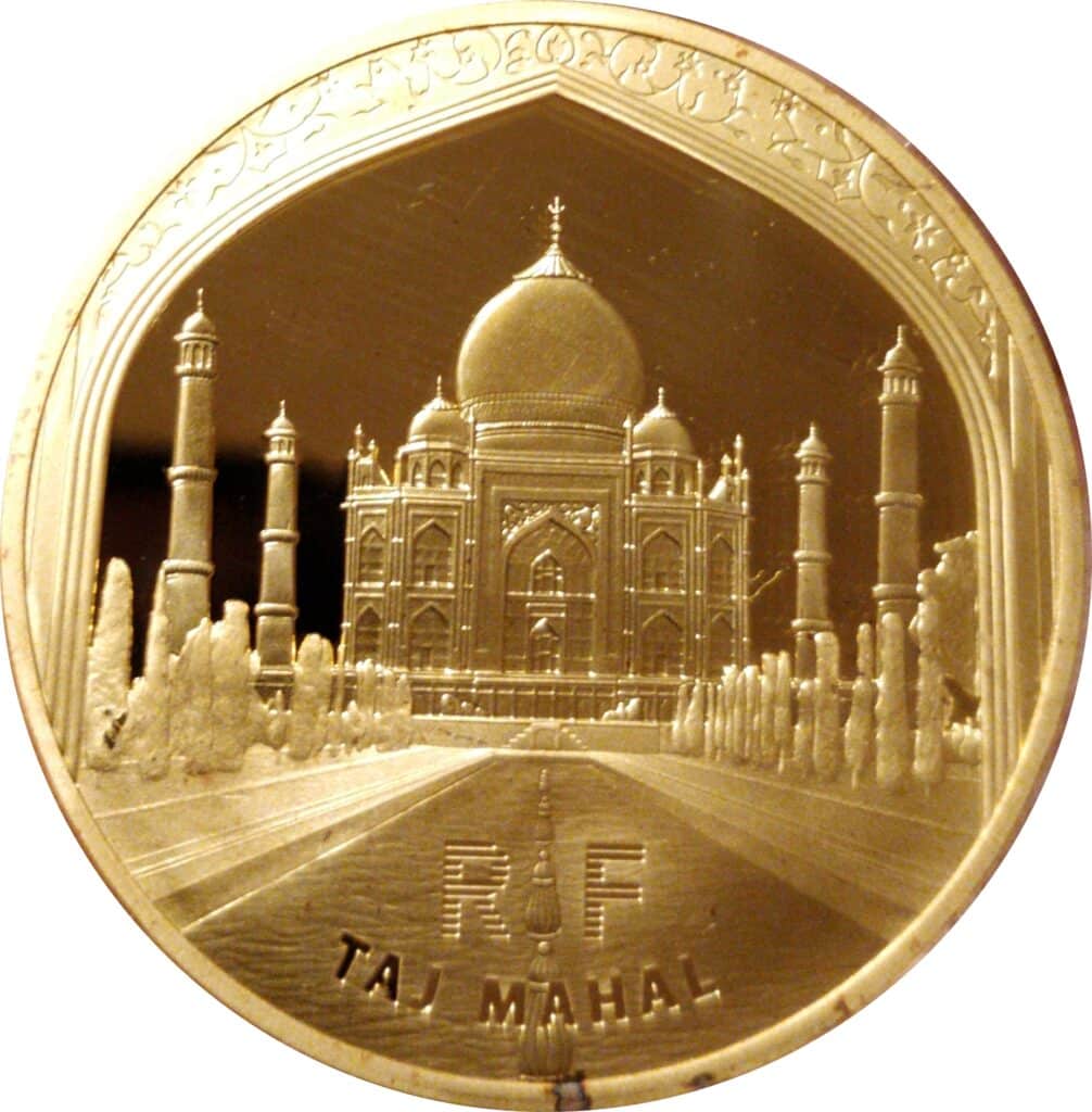 Avers 200 euros Taj Mahal - - France — pièce en or