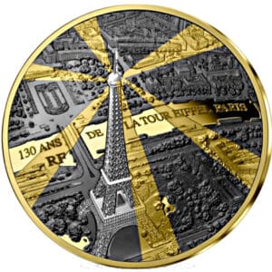 Avers 200 euros Tour Eiffel - - France — pièce en or