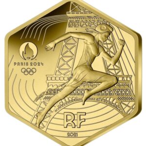 Avers 250 euros JO 2024 Paris Marianne - - — pièce en or