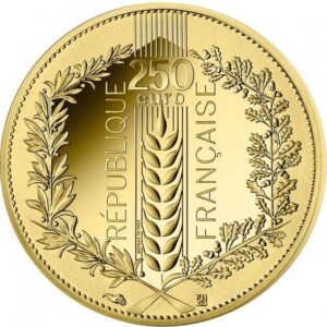 Avers 250 euros Le blé - - — pièce en or