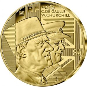 Avers 5 euros De Gaulle - Churchill - - France — pièce en or