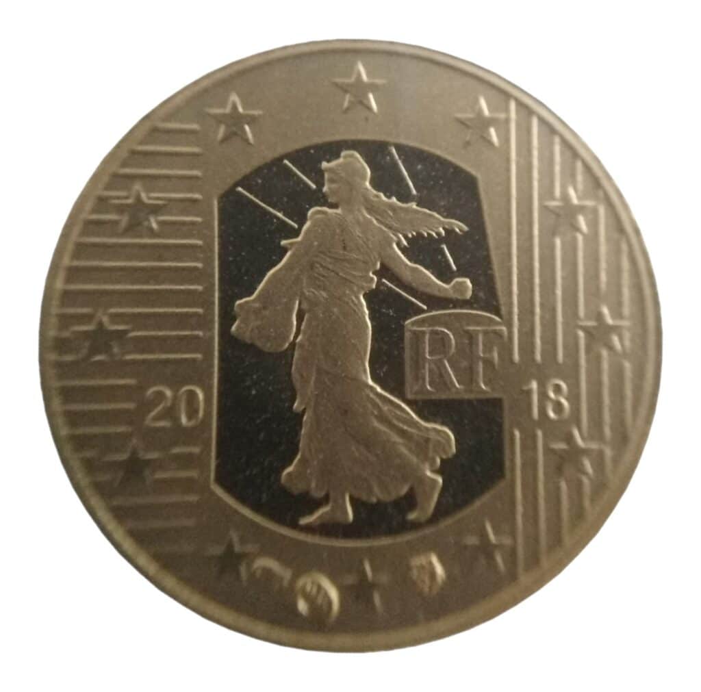 Avers 5 euros Écu de 6 livres - - France — pièce en or