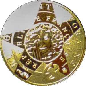 Avers 5 euros La France contemporaine - - France — pièce en or