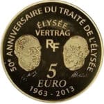 5 euros Traité de l’Élysée - - France