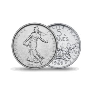 Pièce de 5 francs Semeuse en argent