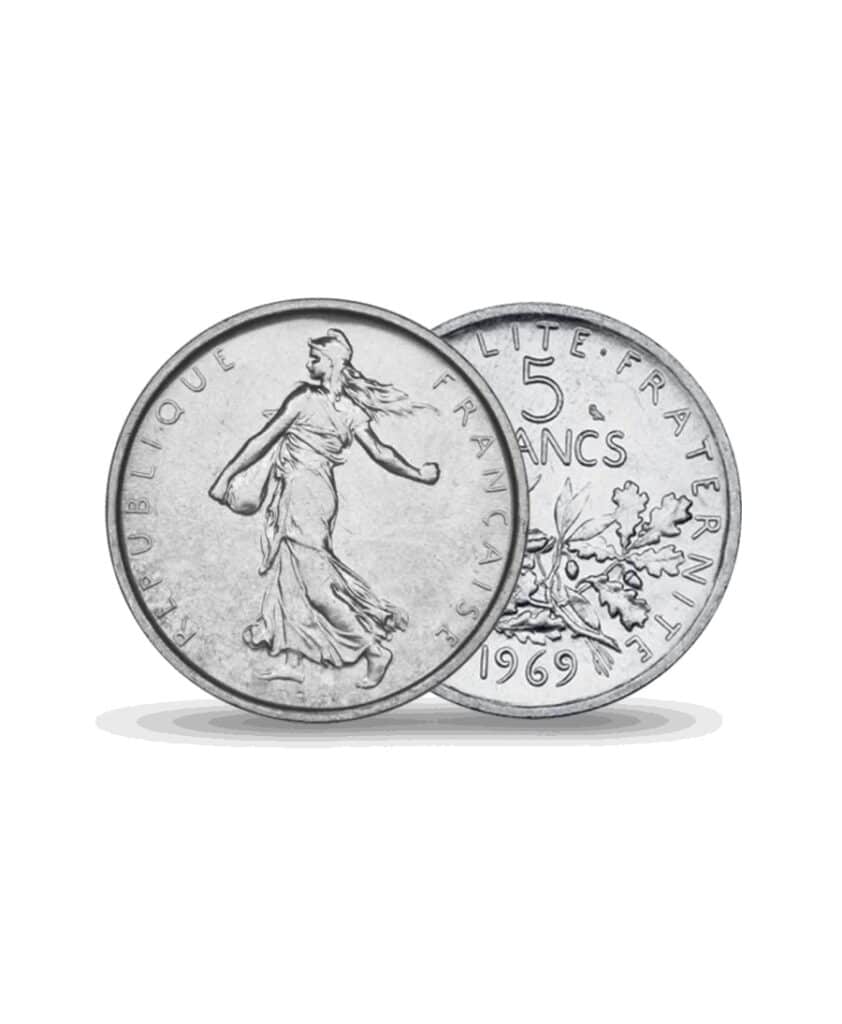 Pièce de 5 francs Semeuse en argent