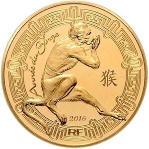 Avers 50 euros Année du singe - - France — pièce en or