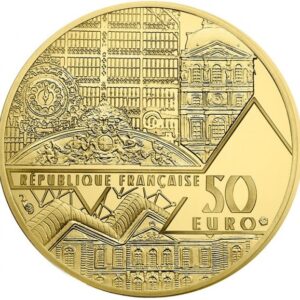 Avers 50 euros Bal du moulin de la Galette - - France — pièce en or