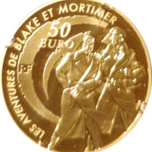 Avers 50 euros Blake et Mortimer - - France — pièce en or