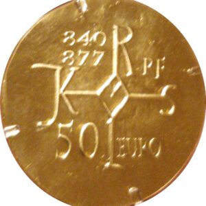 Avers 50 euros Charles II le Chauve - - France — pièce en or