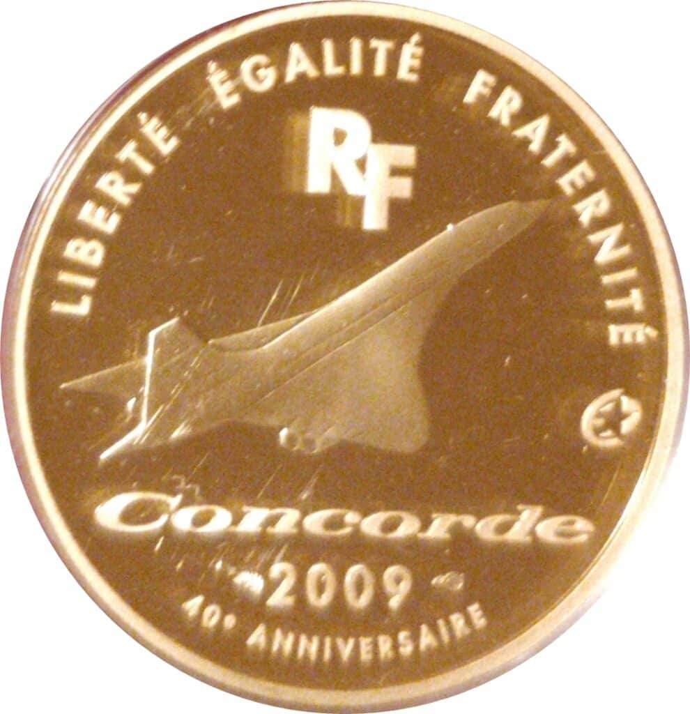 Avers 50 euros Concorde or - - France — pièce en or