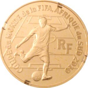 Avers 50 euros Coupe du Monde FIFA 2010 or - - France — pièce en or
