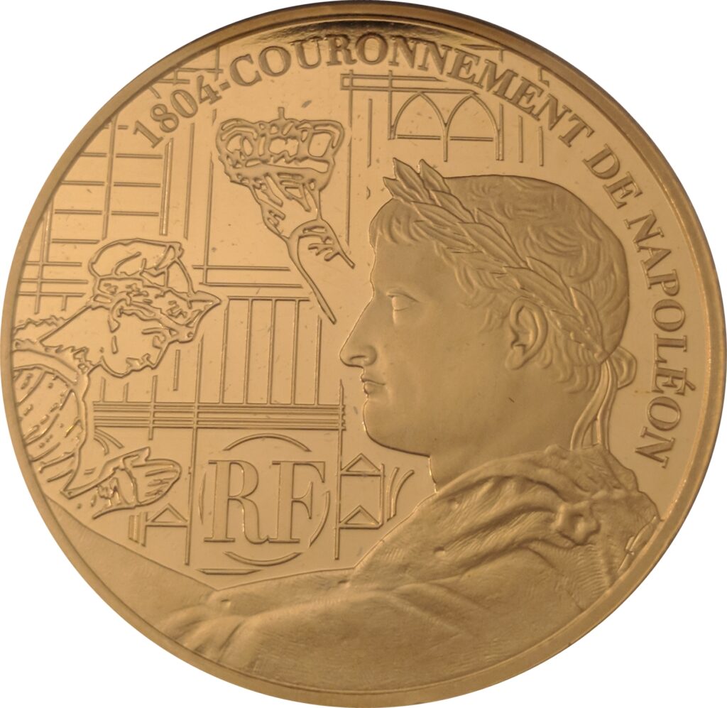Avers 50 euros Couronnement de Napoléon Ier - - France — pièce en or