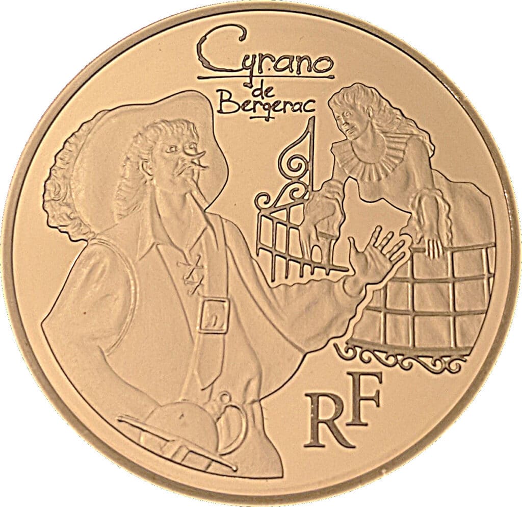 Avers 50 euros Cyrano de Bergerac - - France — pièce en or
