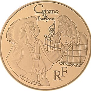 Avers 50 euros Cyrano de Bergerac - - France — pièce en or