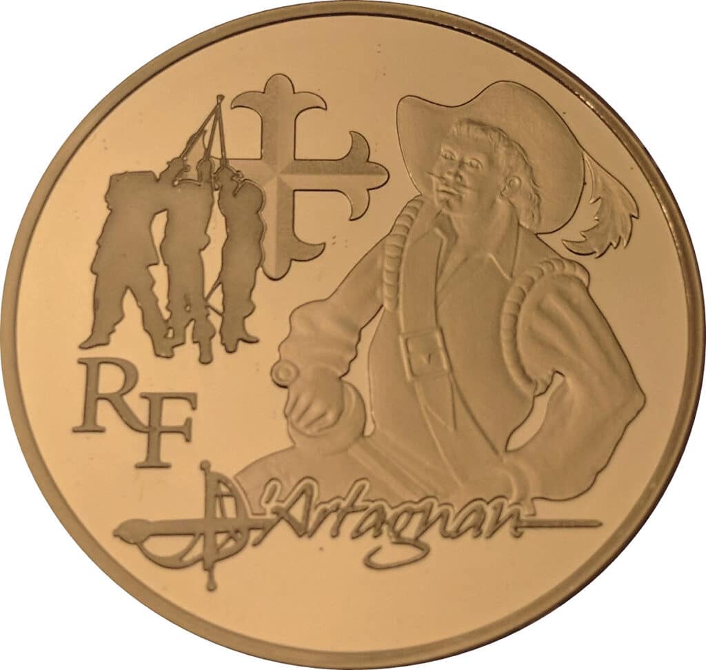 Avers 50 euros D'Artagnan - - France — pièce en or