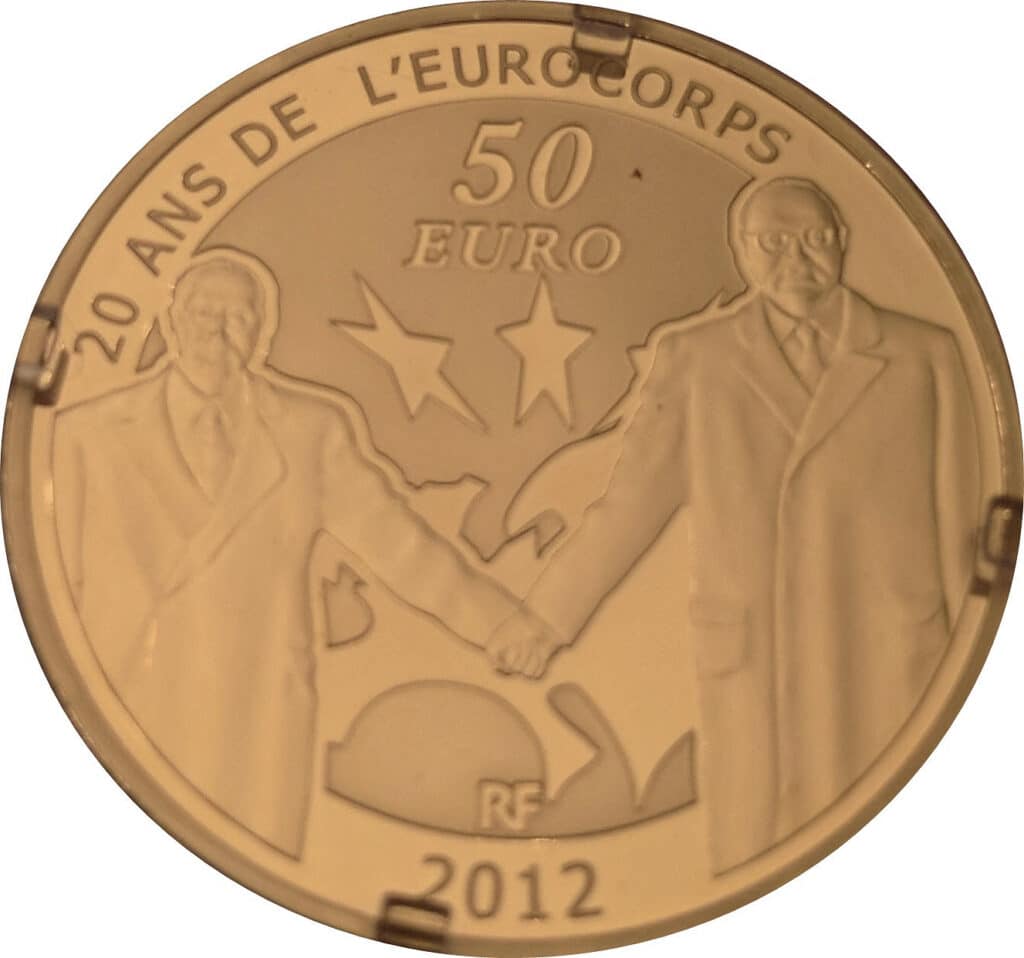 Avers 50 euros Eurocorps - - France — pièce en or