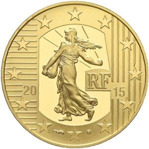 Avers 50 euros Franc à Cheval - - France — pièce en or