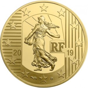 Avers 50 euros Franc Germinal - - France — pièce en or