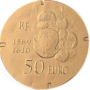 Avers 50 euros Henri IV - - France — pièce en or
