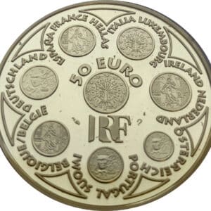 Avers 50 euros Introduction de l'Euro - - France — pièce en or