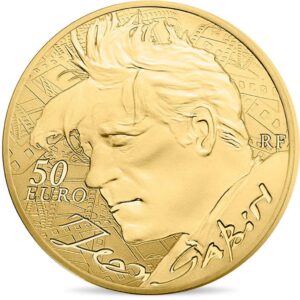 Avers 50 euros Jean Gabin - - France — pièce en or
