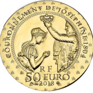 Avers 50 euros Joséphine de Beauharnais - - — pièce en or