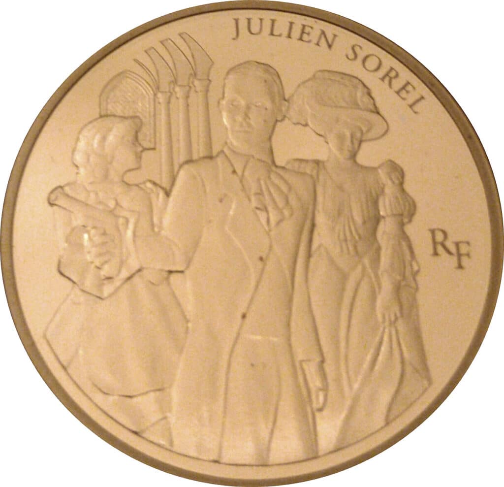 Avers 50 euros Julien Sorel - - France — pièce en or