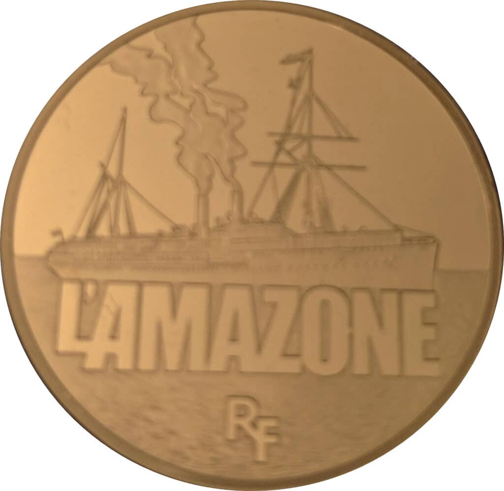Avers 50 euros L'Amazone or - - France — pièce en or