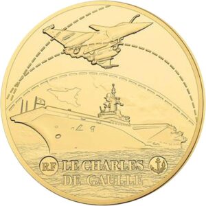 Avers 50 euros Le Charles de Gaulle or - - France — pièce en or