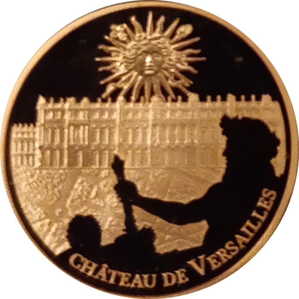 Avers 50 euros Le château de Versailles - - — pièce en or