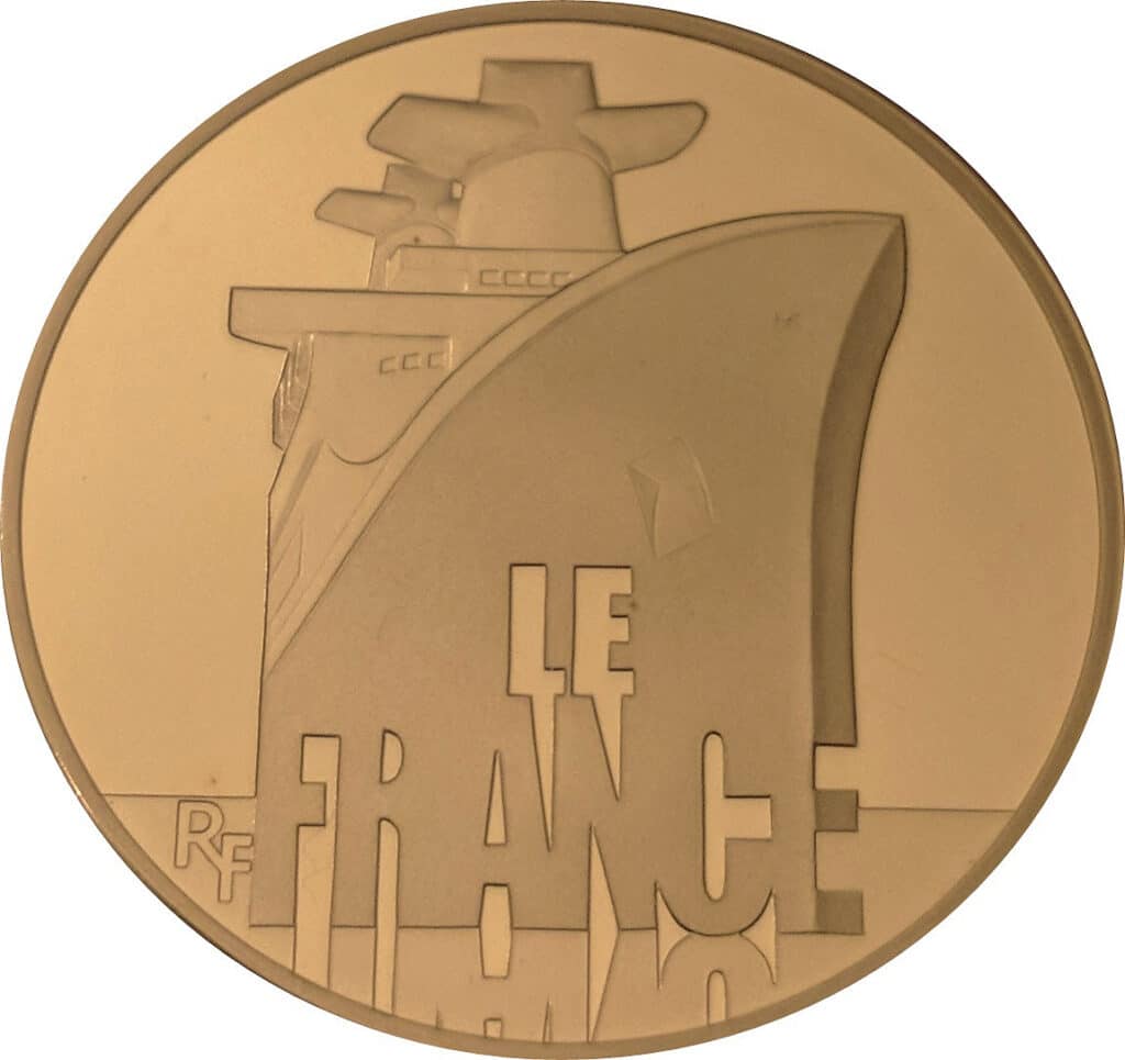 Avers 50 euros Le France or - - France — pièce en or